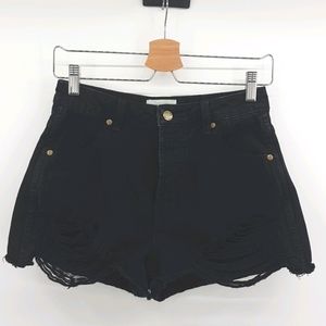 Rolla's High Rise Cut-off Denim Short Sz27